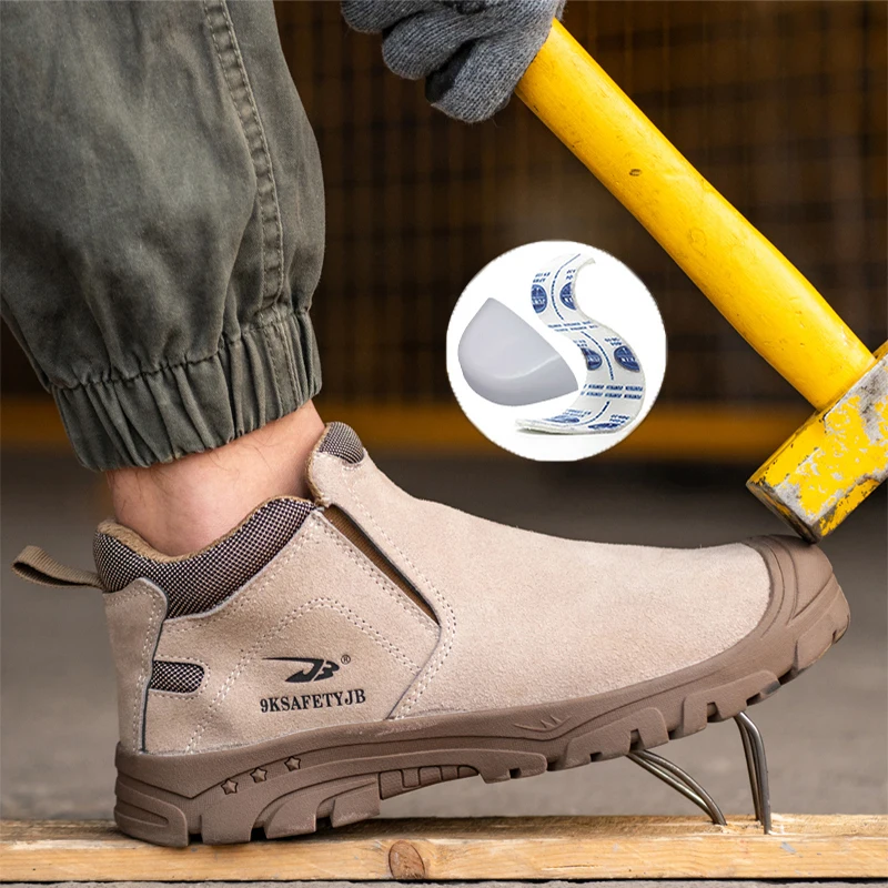 Safety Shoes Men Insulated Anti-smashing Indestructible Industrial Work Puncture Proof Construction Boots