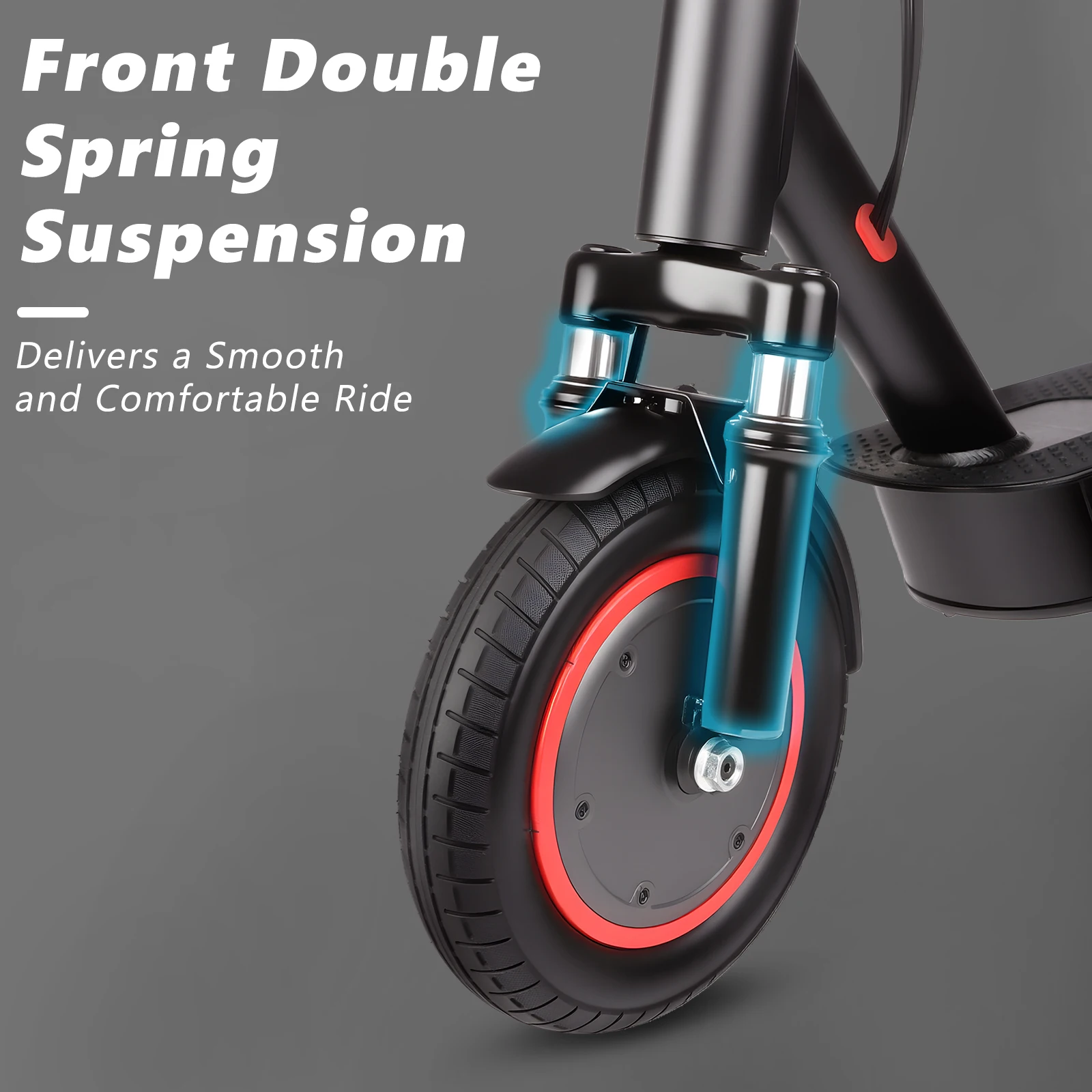 SUNNIGOO N7MAX Scooter elettrico da 10 pollici 500W Motore Dual Assorbimento degli urti Scooter per adulti 35KM/H 12.5Ah 40KM Gamma EScooter - immagine 4
