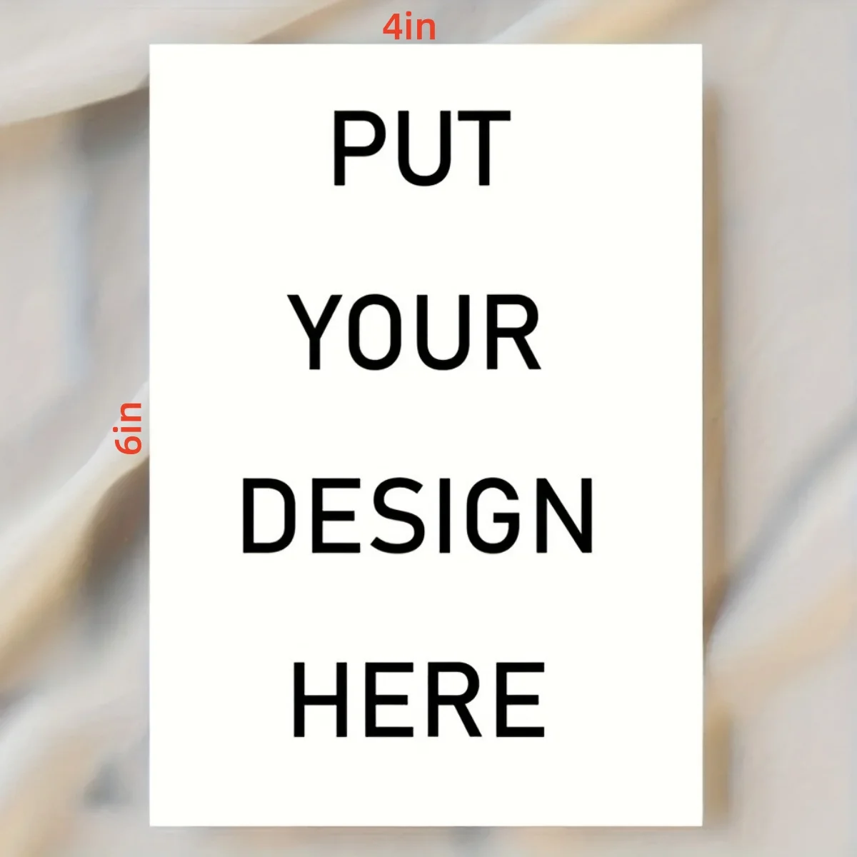Personalized Photo Greeting Cards with Custom Text – A Unique Gift in Multiple Sizes
