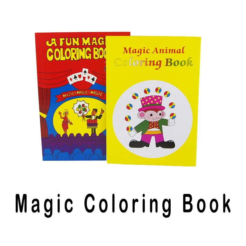 klinker beschermen Uitstekend Een Fun Magic Coloring Book Comedy Magie Kleurboek Goocheltrucs Gimmicks  Props Illusion Kids Toy Gift Magia Medium Size| | - AliExpress