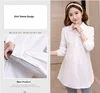Maternity Clothes Long Sleeve Blouse Shirt Spring Autumn Pregnant Women Office Blouses Pullover Tops Premama Pregnancy Clothing 4