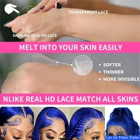 Perruques de cheveux humains Lace Frontal 13x6 et Lace Front 13x4, couleur brun rougeâtre, ondulées, pré-épilées, colorées, transparentes, densité 180% 5