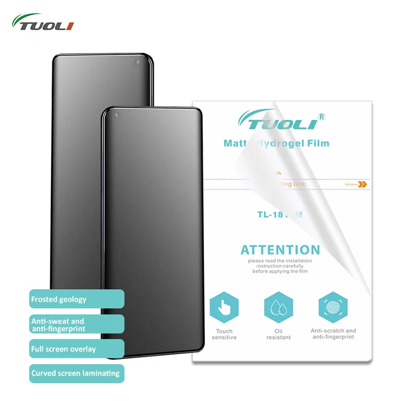 

TUOLI 4A Matte Hydrogel Film Cutting Machine Sheet Film For Samsung Iphone Huawei MOTOROLA All Model for Sunshine TL-168 Machine