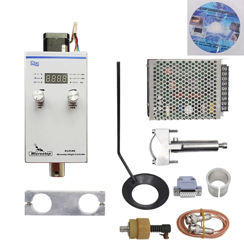 Nuovo Regolatore Automatico Dell'Altezza Della Torcia Al Plasma Con Ingresso 220V Di Tensione Ad Arco E Cappuccio Per Macchina Da Taglio Per Taglio Al