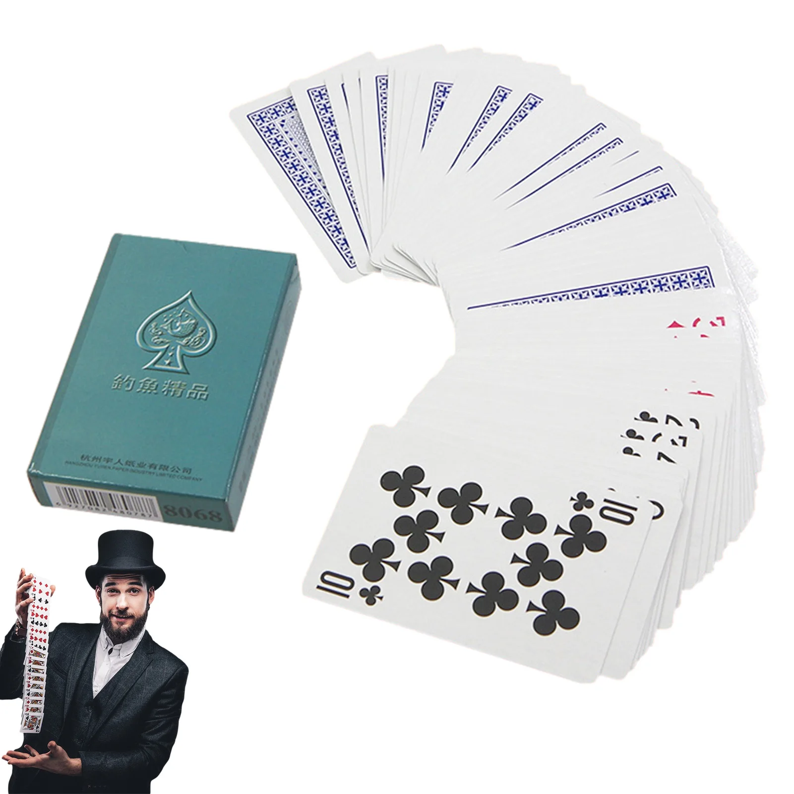 1 set Secret Marked Poker Cards See Through Playing Cards Magic Toys Simple But Unexpected Magic Tricks Magic Poker Cards #WO