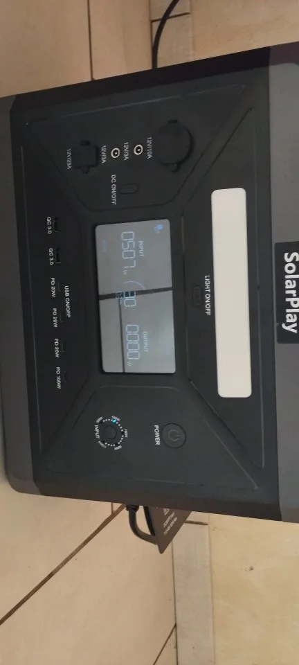 SOLARPLAY Q2501 Portable Power Station 2160WH LiFePO4 Battery with 2400W (4800W Peak) AC Output Solar Generator for Garden Party photo review