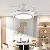 IRALAN  Household Electric ceiling led light fan silent invisible blade Lamps for room living room dining room study kitchen 2