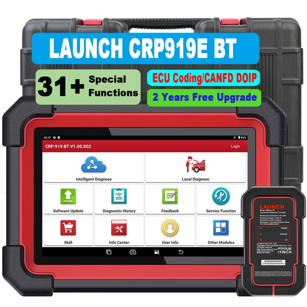 Abonnement 1 An Aux Mises à Jour Logicielles Pour Outil Diagnostic LAUNCH CRP
