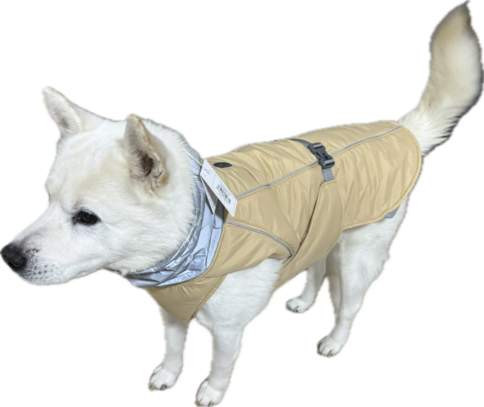 Cozy Canine Couture: Waterproof Luxury Winter Jacket with Reflective Safety for Dogs of All Sizes photo review