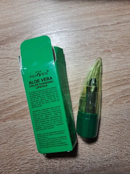 Aloe Vera Color Changing Lipstick – Moisturizing, Long-Lasting, Smooth Texture photo review