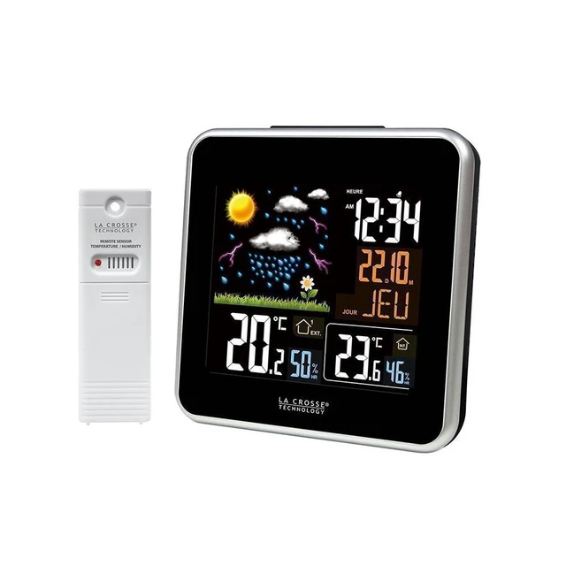 Station météo La Crosse Technology écran LCD coloré WS6821