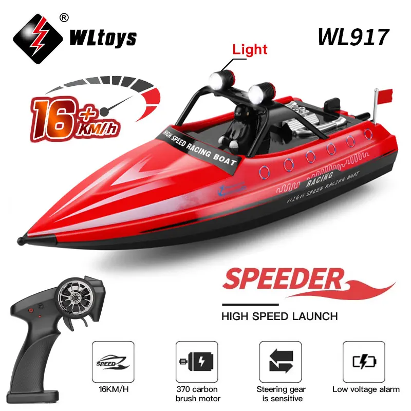 WLtoys WL917 RC Boat 2.4Ghz 16km/h High Speed Racing Boat Model