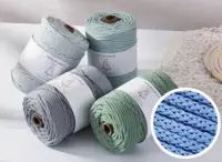 5.5MM Polyester Knitting Cord 100yards Macrame braid cord for Hand Knitting & Bag Making Rope 600gram 1
