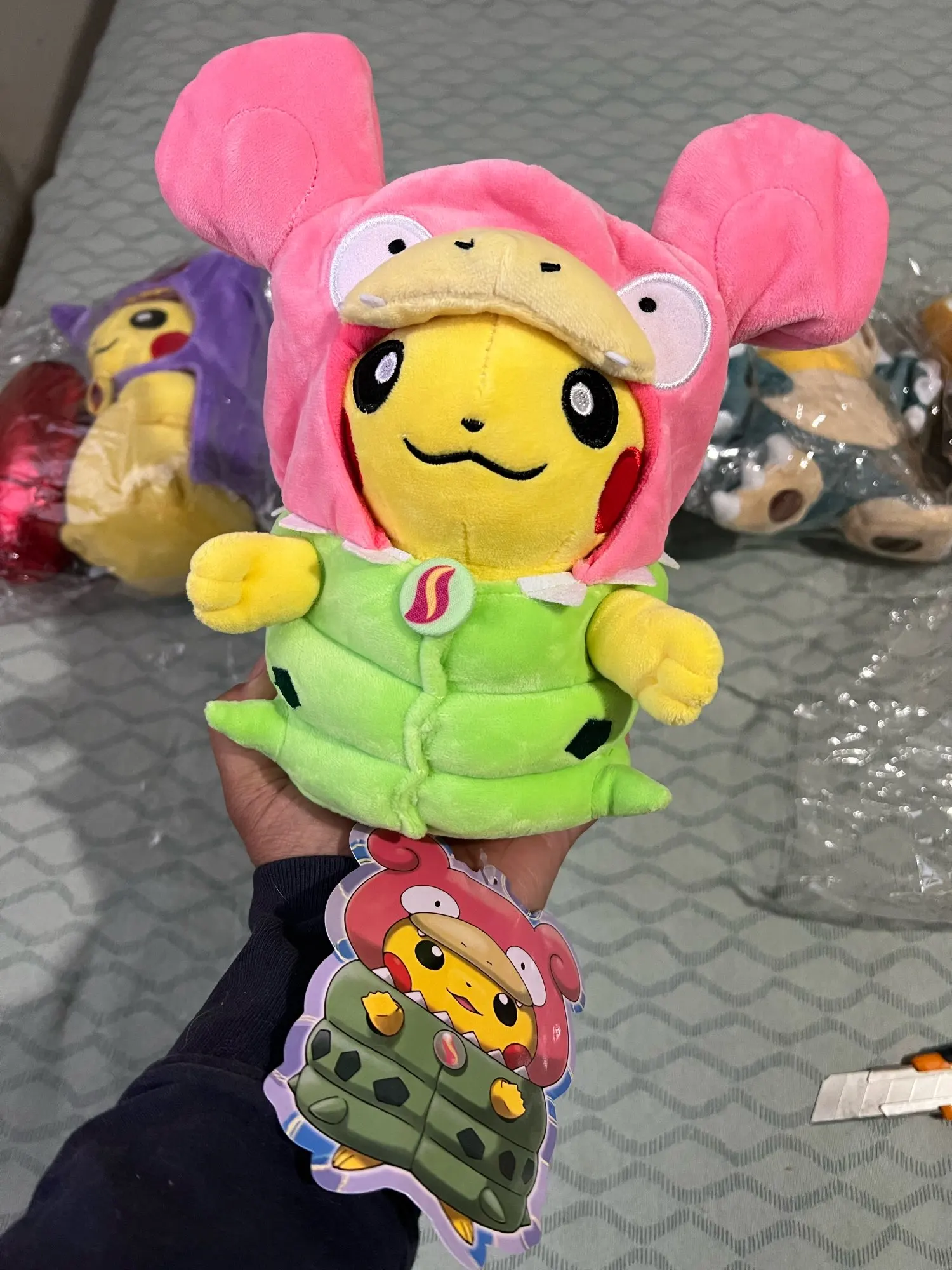 Cartoon Pokemon Pikachu Cross Dressing Series Children Plush Stuffed Doll Cosplay Charizard Snorlax Sableye Cute Kawaii Kids Toy photo review