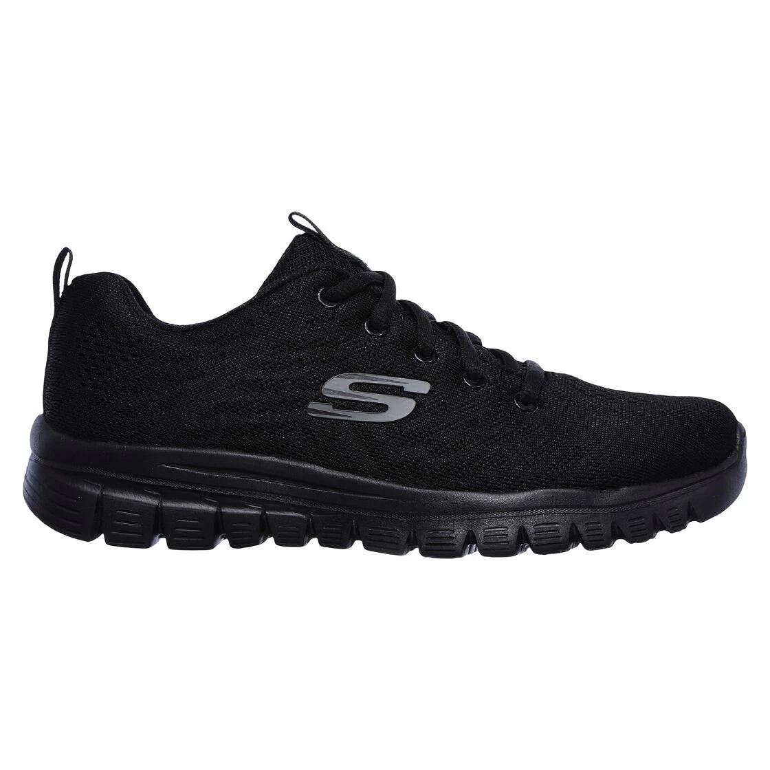 SKECHERS sports shoes, GRACEFUL GET CONNECTED, 12615 BBK, women, RUNNING,  FITNESS, training, lace up closure, black COLOR, comfortable MEMORY FOAM  insole| | - AliExpress