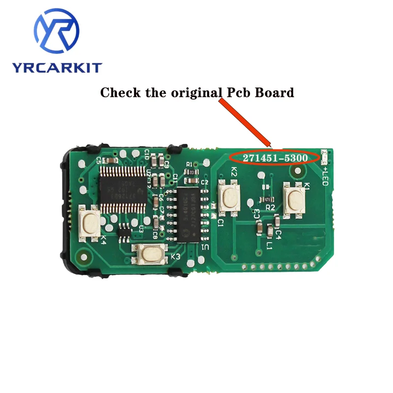Toyota Prius Aqua Ractis Belta Vitz 2003-2010 271451-5300 Smart Remote Control Car Key FSK 314.3MHz ID74 Chip 3 pulsanti - A2fad9f76d7cb4ab28c5c062844365277w