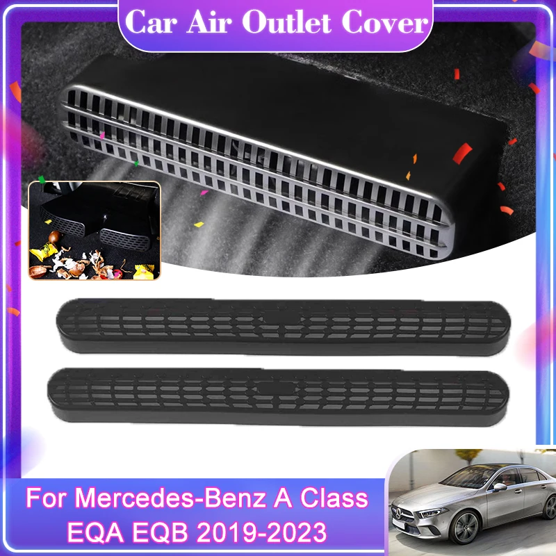 Per Mercedes-Benz Classe A Eqa Eqb H243 W177 X247 180 200 2019 ~ 2023 Car Under Seat Condizionatore D'Aria Uscita Condotto Vent Cover Trim