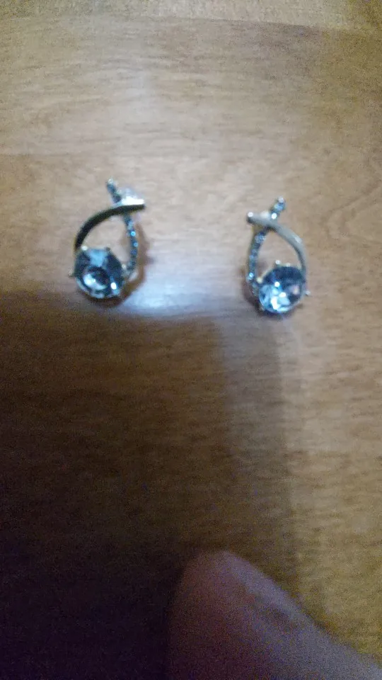 Korean Style Fashion Cross Stud Earrings photo review