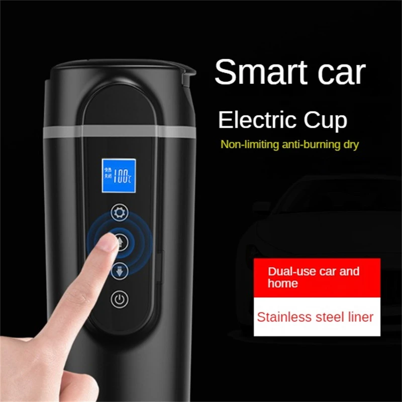 12v/24v 450ml Electric Heating Kettle Portable Water Cup Water Heater