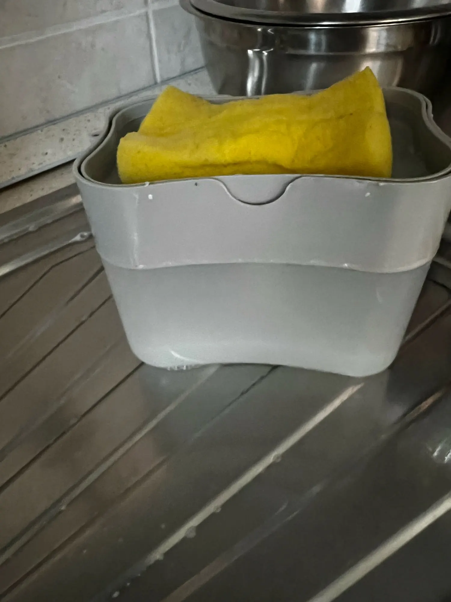 Liquid Soap Dispenser & Sponge Holder photo review