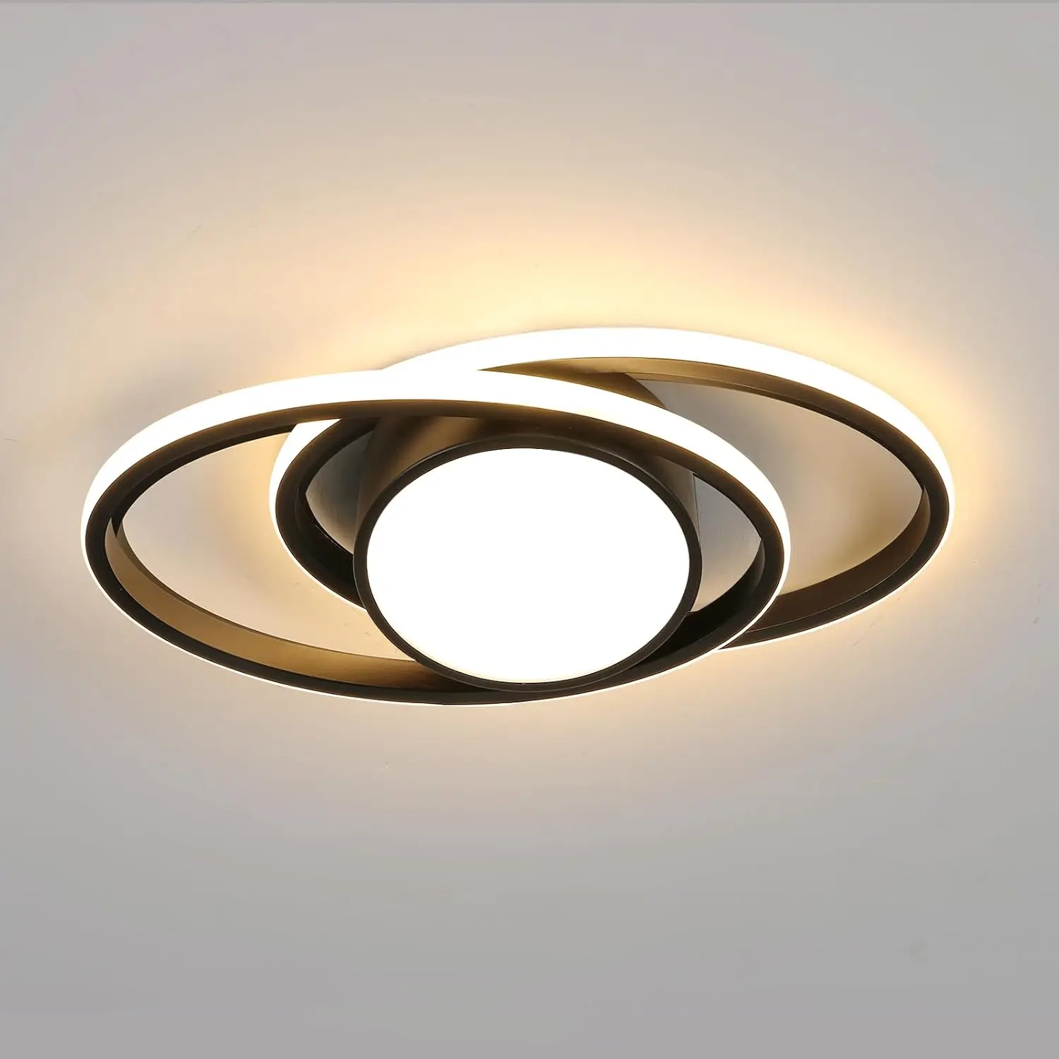 Led Ceiling Light Fixtures, 6500K Cold White Ceiling Lights, Modern Flush Mount Ceiling Light for Hallway, Kitchen, Bedroom, Liv