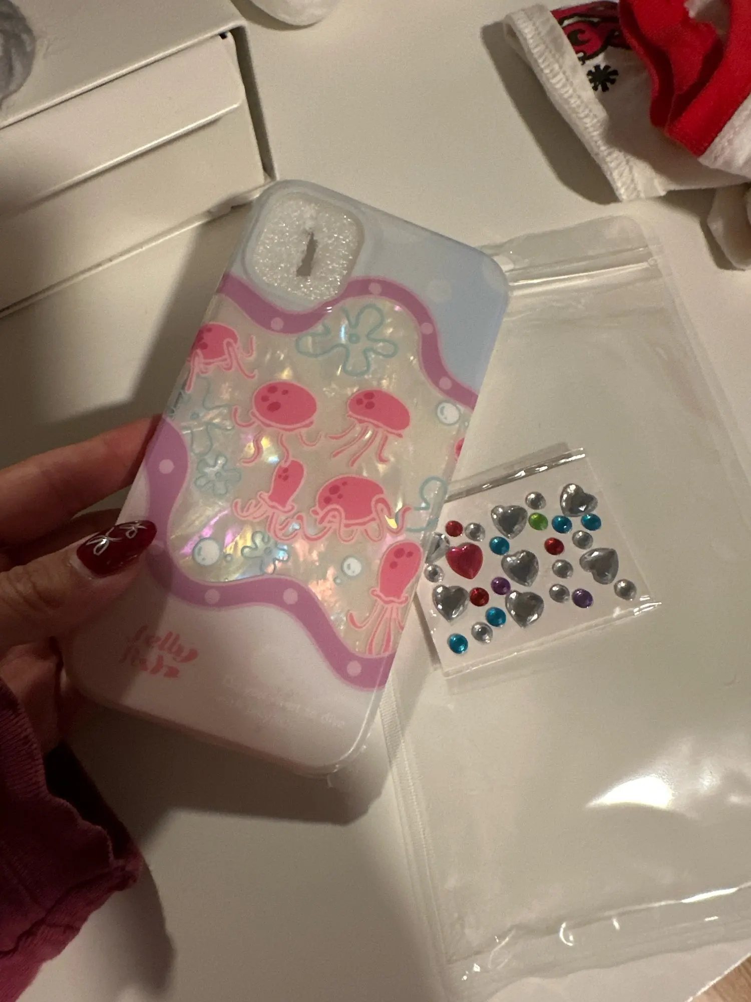 Jellyfish iPhone Case, customer photo