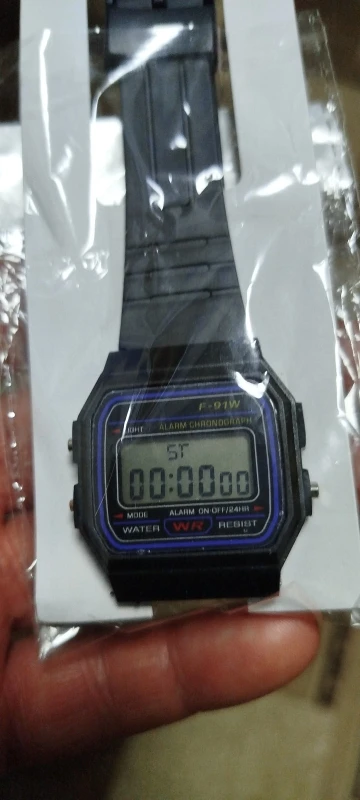 Retro Square Digital Watch for Women & Men - Rose Gold Silver photo review