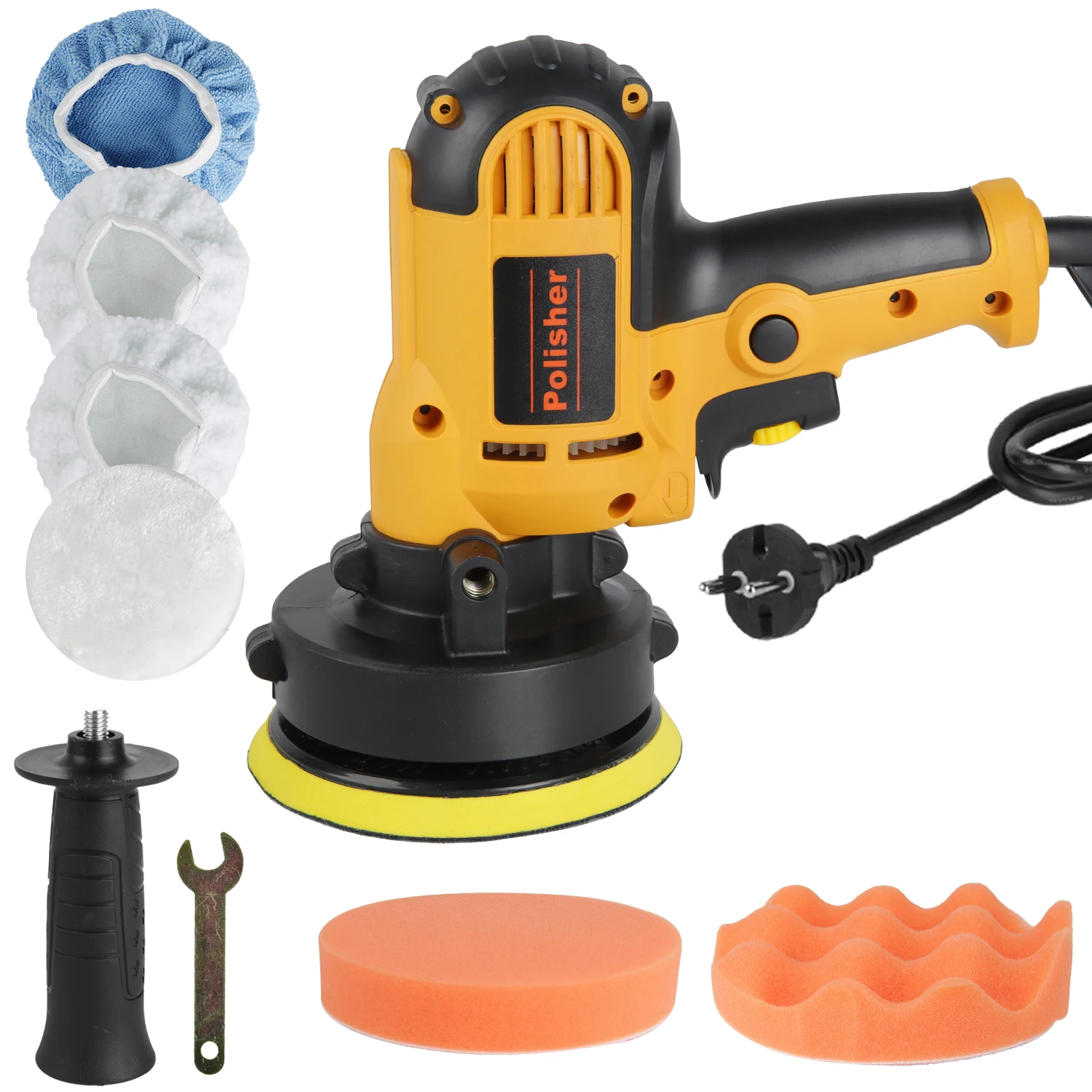 electric car polisher full kit