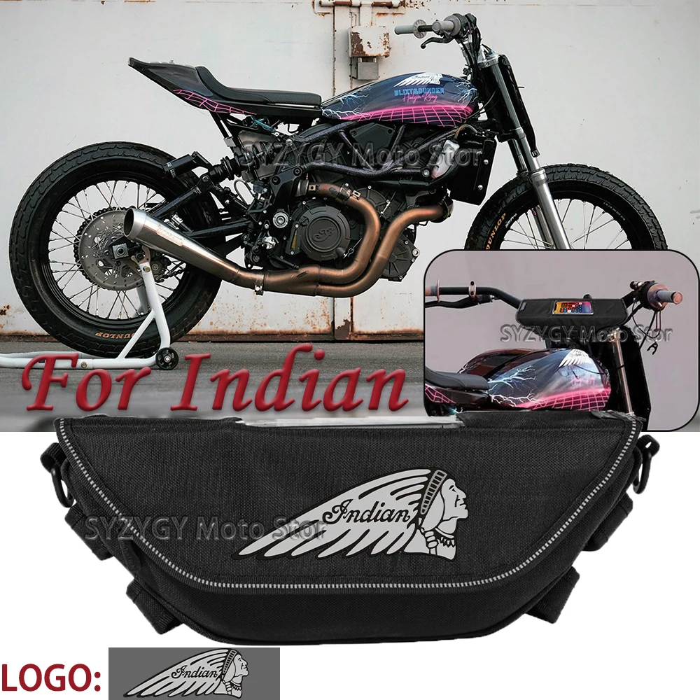 

Для Indian FTR 1200 SR R Carbon Rally аксессуары для мотоциклов сумка для инструментов водонепроницаемая и пылезащитная Удобная дорожная сумка на руль