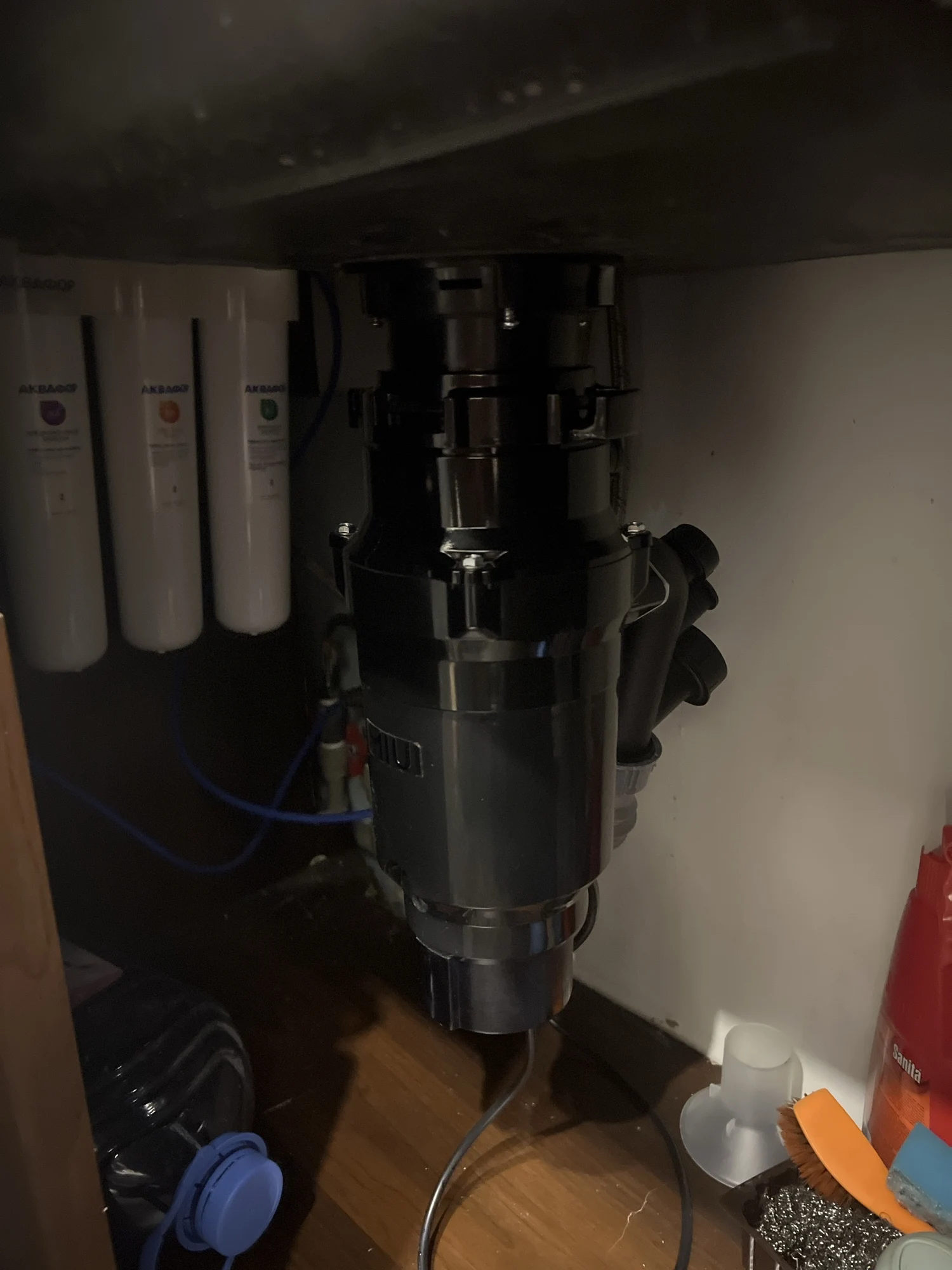 MIUI Continuous Feed Garbage Disposal with Sound Reduction,1/2 HP Food Waste Disposer with Stainless Steel Grinding System photo review