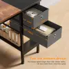 40" Office Desk with 2 Non-Woven Drawers - Versatile Computer Writing Table for Home, Bedroom, Office, or Student Use 4