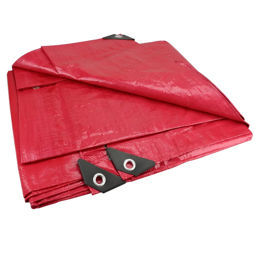 Lona Santul Uso Ligero Reforzada Polietileno 3 X 4 M Color Rojo