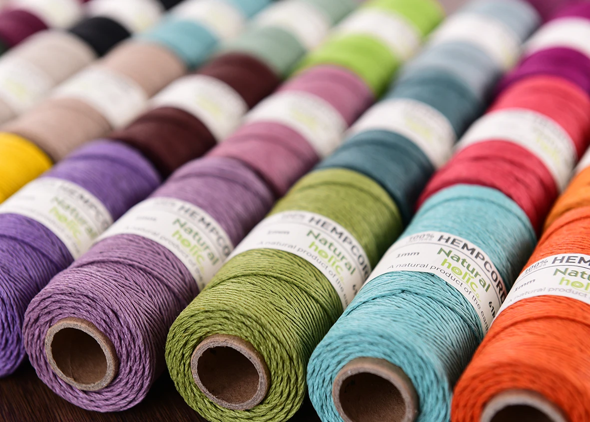 1mm Polished Hemp Cord Natural Twine Cord Rope String for Handmade Bracelets Keychains Craft Making Accessories. 4
