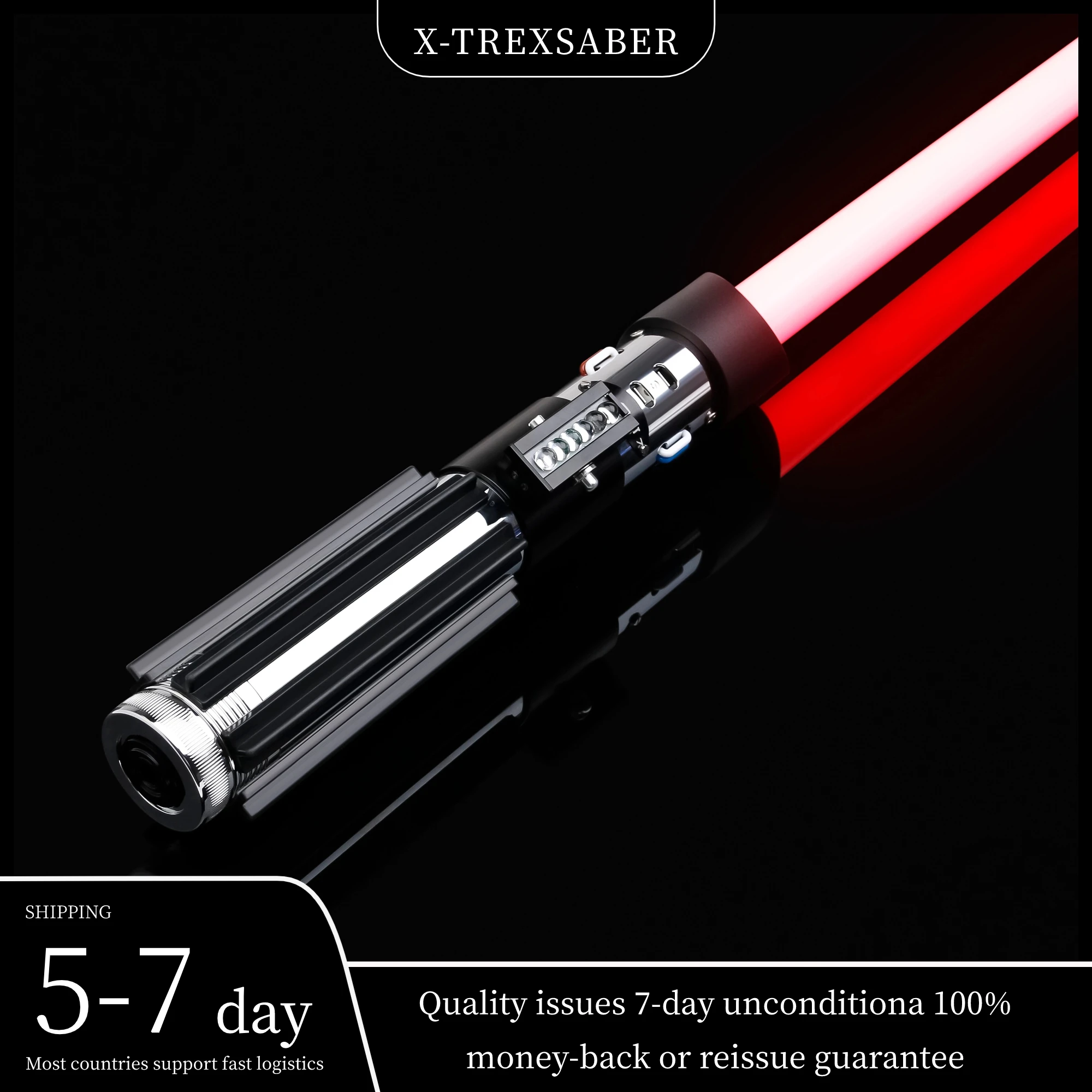 Txqsaber Darth Vader Ep5 Combat Smooth Swing Metal Lightsaber Saber Force Heavy Dueling Light Skywalke Gift Fonds Laser Sword