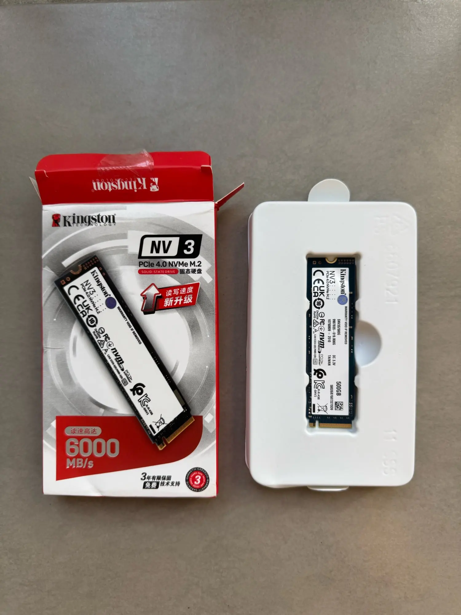 Kingston NV3 SSD 1TB 2TB 4TB 500GB NVMe PCIe Gen 4.0x4 Solid State