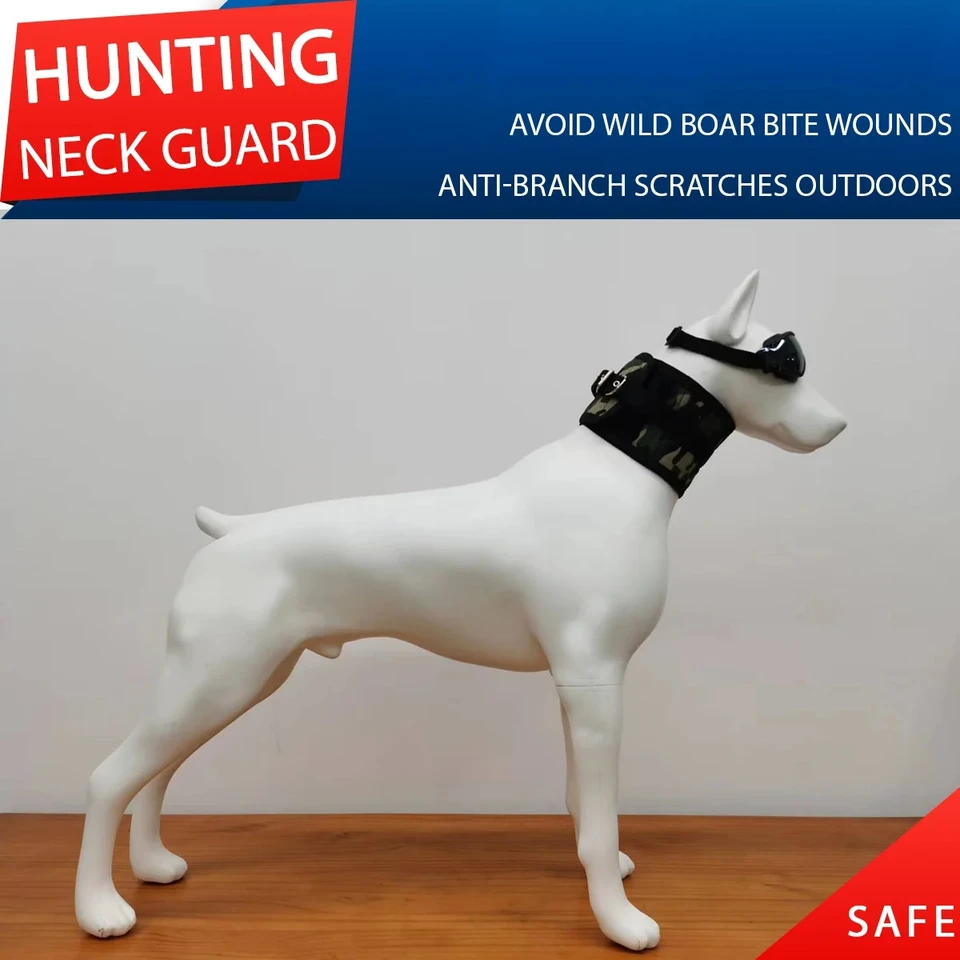 Hunting Dog Vest Dog Neck Protection Collar Calming Cap For Dogs