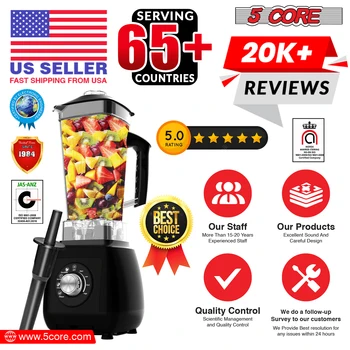 5 Core Juicer Blender Machines 2000W Countertop Kitchen Smoothie Maker w 68oz Jar JB 2000 M 2