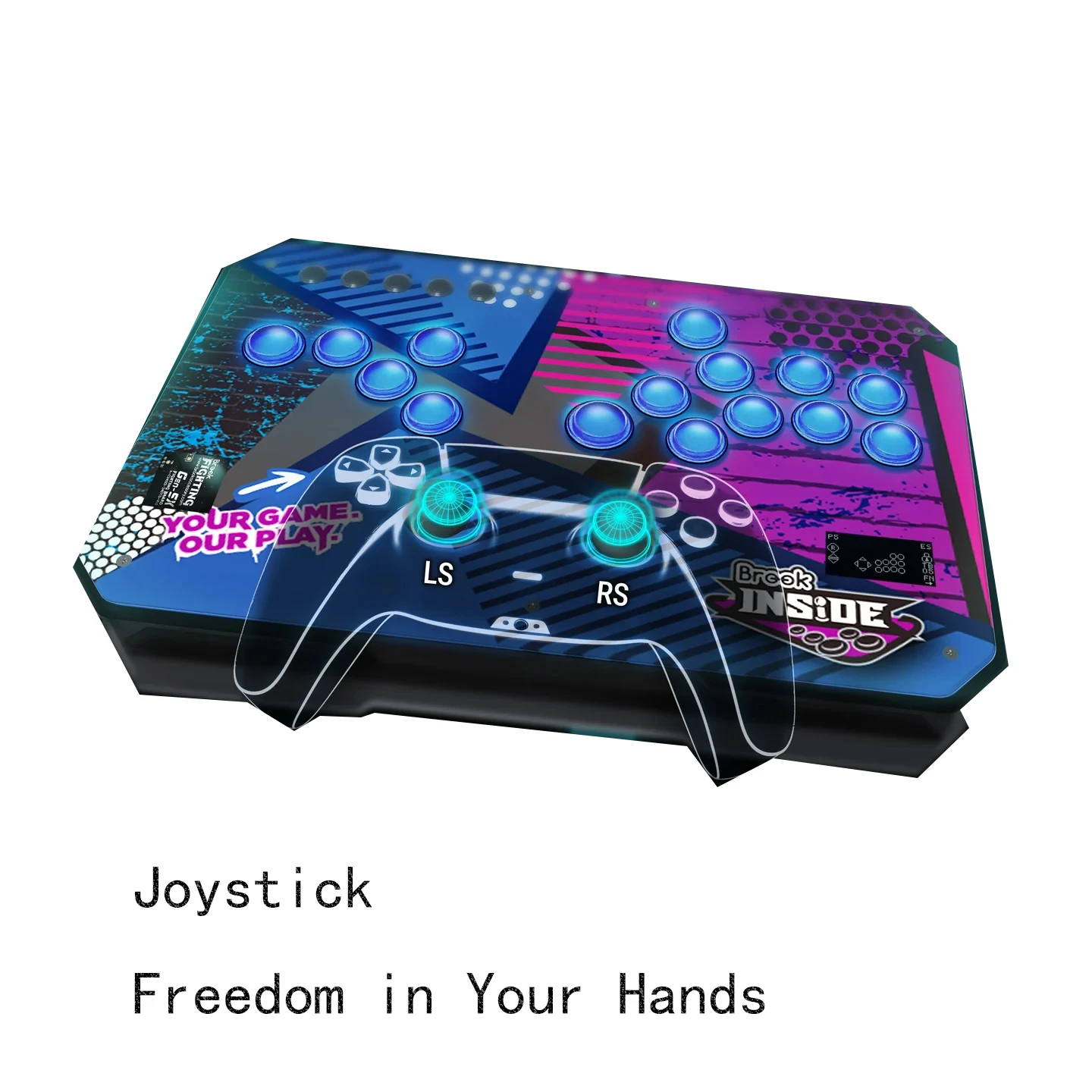 Brook Gen-5X Fighting Board Multi-Platform Controller Supports PS5