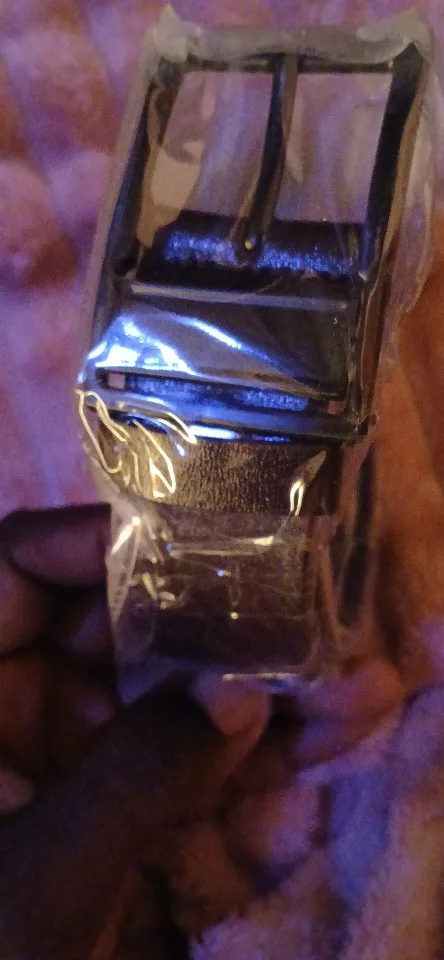 MIDNIGHT SOVEREIGN™ – Black Buckle Genuine Leather Belt photo review