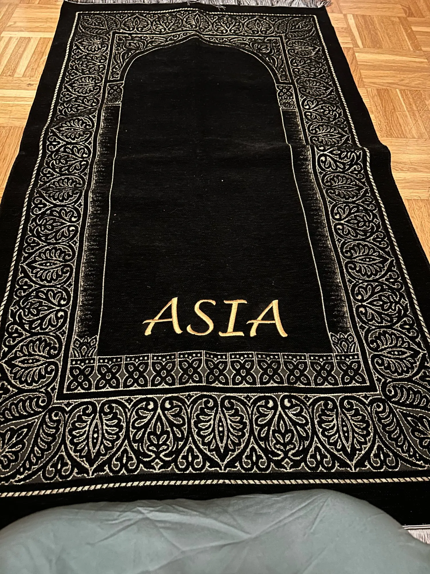 Coffret tapis de prière luxe personnalisé + Tasbih