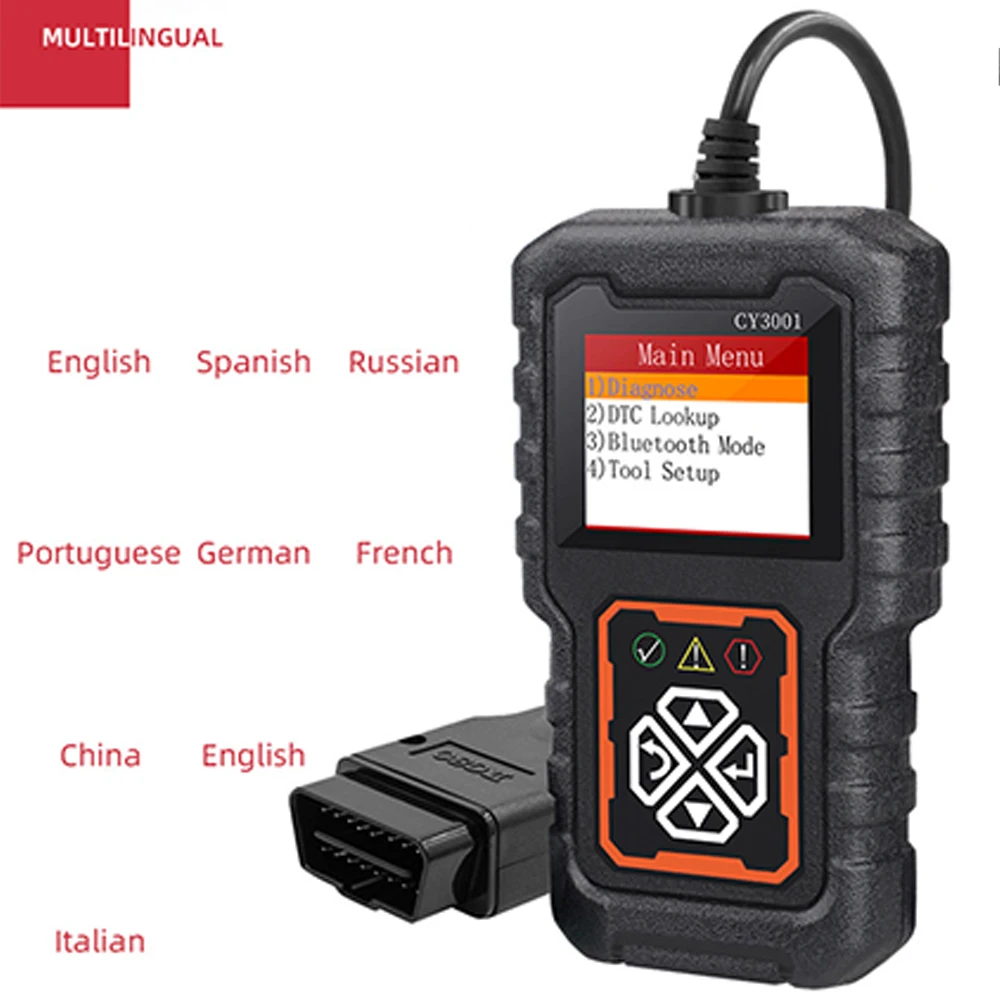 1 PC Automotive Fault Detection Device CY3001 OBD2 Reading Card Engine Detection Tool Elm327 4
