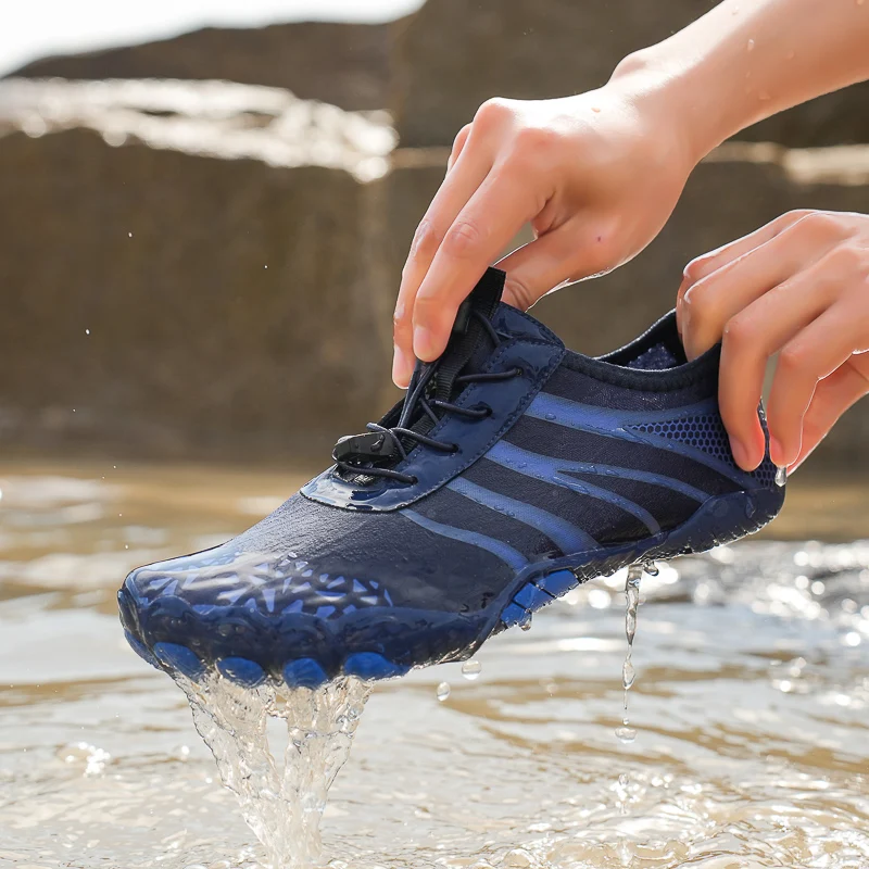 Men Aqua Shoes, Women Barefoot Water Shoes, Quick Dry Beach Sandals, Wading Sneakers, Surfing Boots, Lightweight Size 35-46