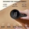 Fabric Shaver, Lint Remover Rechargeable, Electric Portable Sweater Defuzzer with 3 Speeds, 6 Leaf Blades, Digital LED Display 4