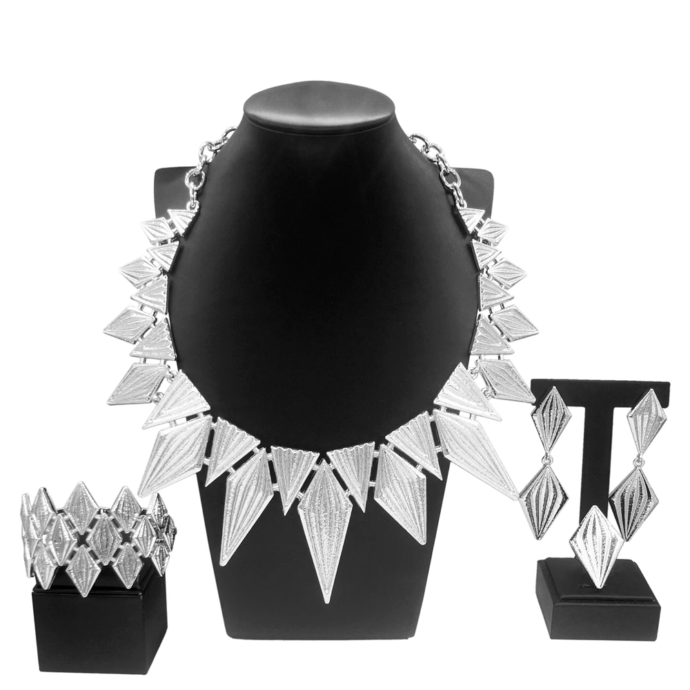 Italian Geometric Jewellery Set