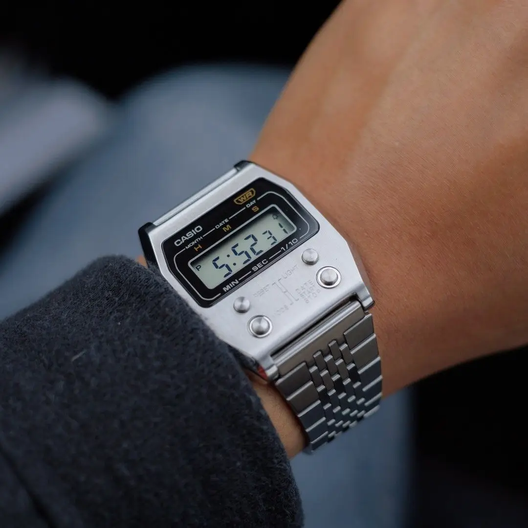 時計 CASIO A1100D-1 A1100D-1VT | Vintage Silver | CASIO