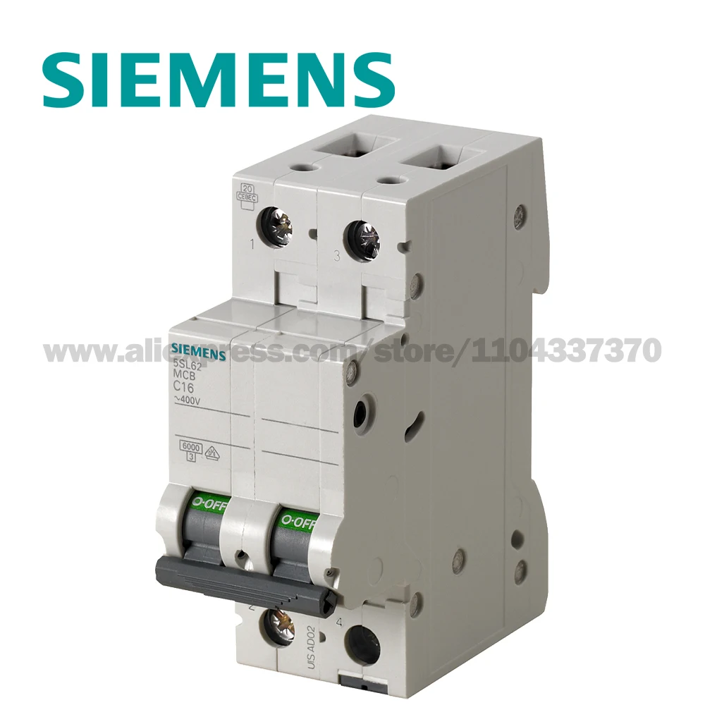 지멘스 미니어처 회로 차단기, 230 V, 400V, 6kA, 5SL6163-7CC 5SL6225 5SL6240 5SL6263 5SL6310 5SL6316 5SL6363-8CC 5SL6532