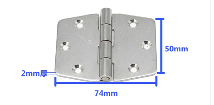 Description Picture 4 of itemIndustrial Equipment Stainless Steel 304 Hinge for Electrical Control Boxes and Oven Doors Trapezoidal Hinge