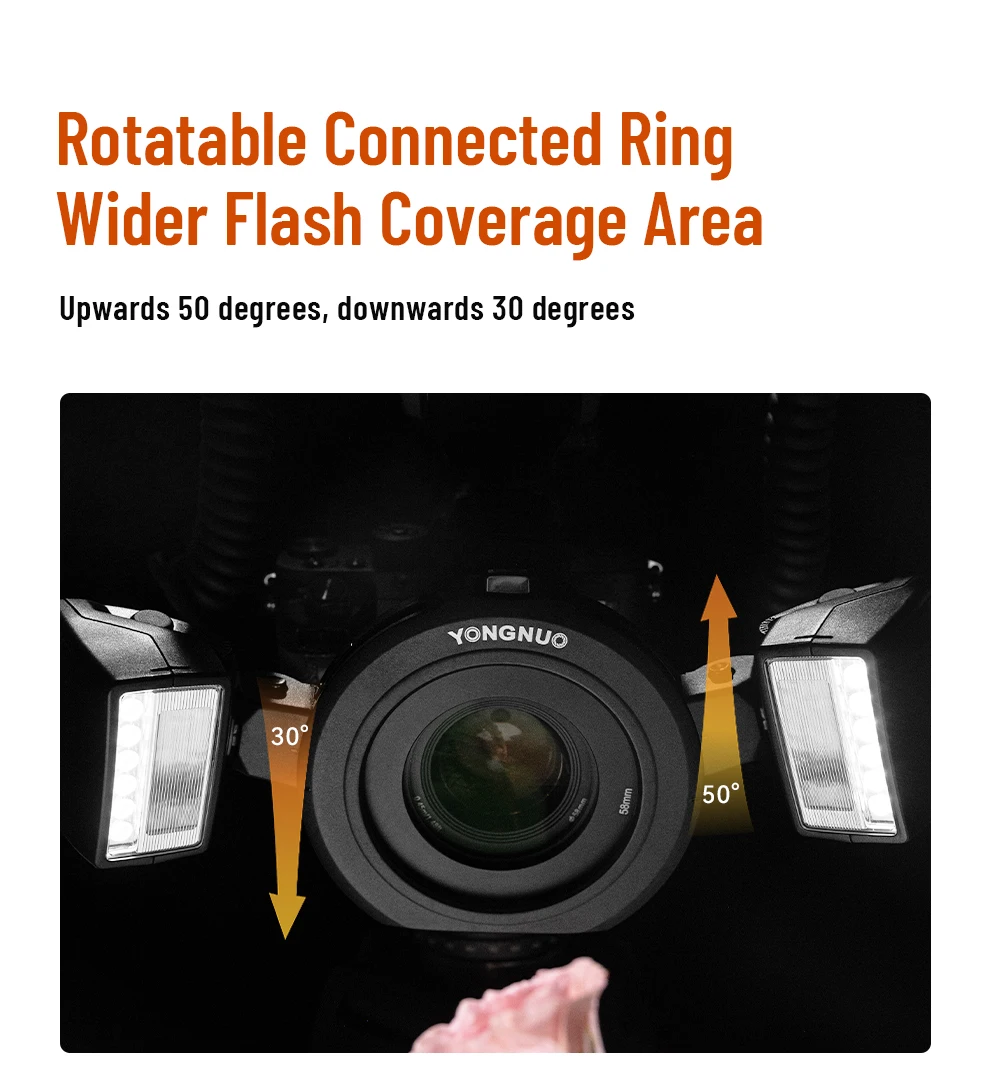 YN-14EX YN14EX II YN24EX Flash LED TTL Macro Ring Lite Flash Speedlite Light  5D