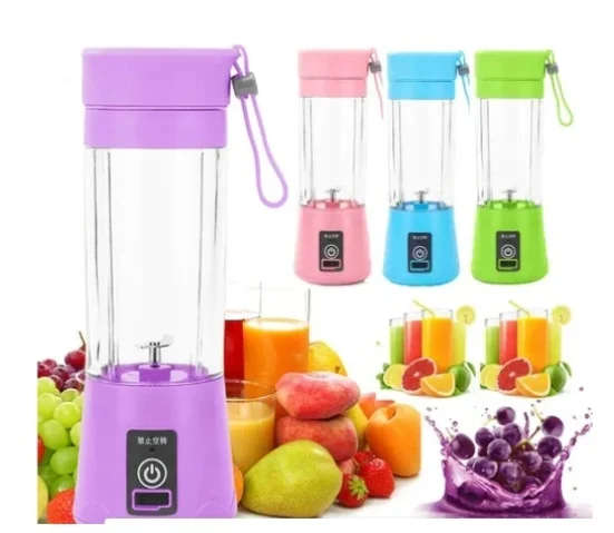 Mini Liquidificador Portátil Shake Take Recarregável Com 6 Lâmina 380ml -  Portable Juice Cup - AliExpress