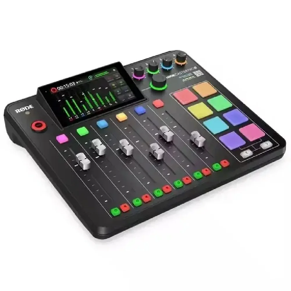 Rode Caster Pro II Professionals Mixers Multi Channel External Sound Card Live K Song Recording Mixers Sound Console